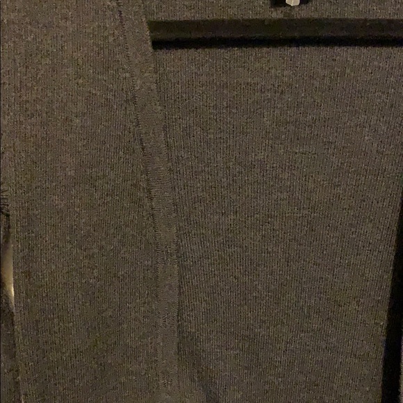 Petite gray wool cardigan - Picture 4 of 4